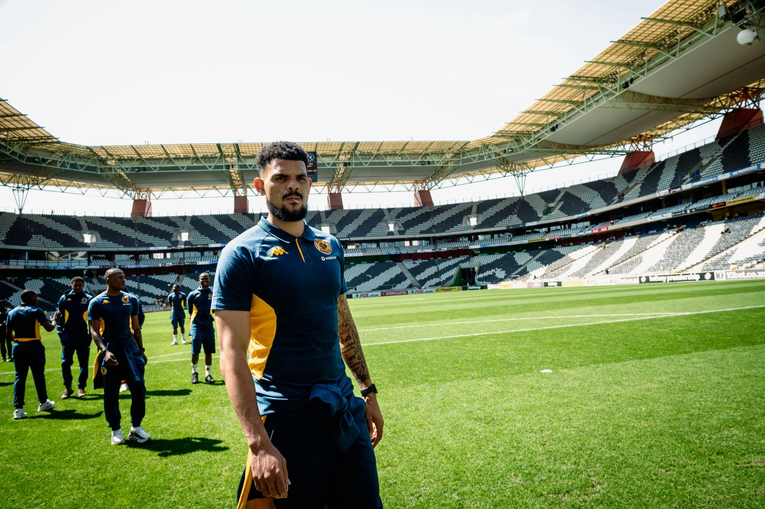 Sheppard On Leaner's Debut: "That's Why You Have A Squad" 3 Renaldo Leaner ahead of Golden Arrows