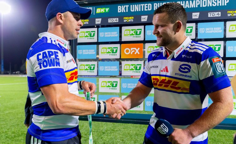 'We Got Bitten Twice': Nel Admits Stormers Mistake Ahead Of Explosive Sharks Derby 1 Ruhan Nel and Andre-Hugo Venter against Connacht