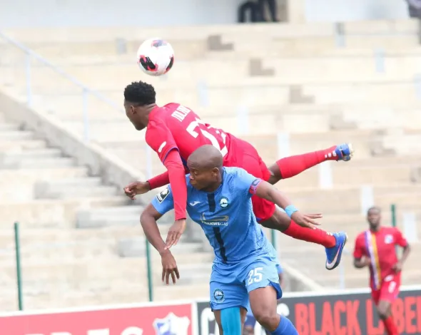 Pupuma Demands Stadium Resolution To Host Chiefs & Sundowns In Richards Bay 1 Simphiwe Mcineka battling with Siphosethu Ndlabi