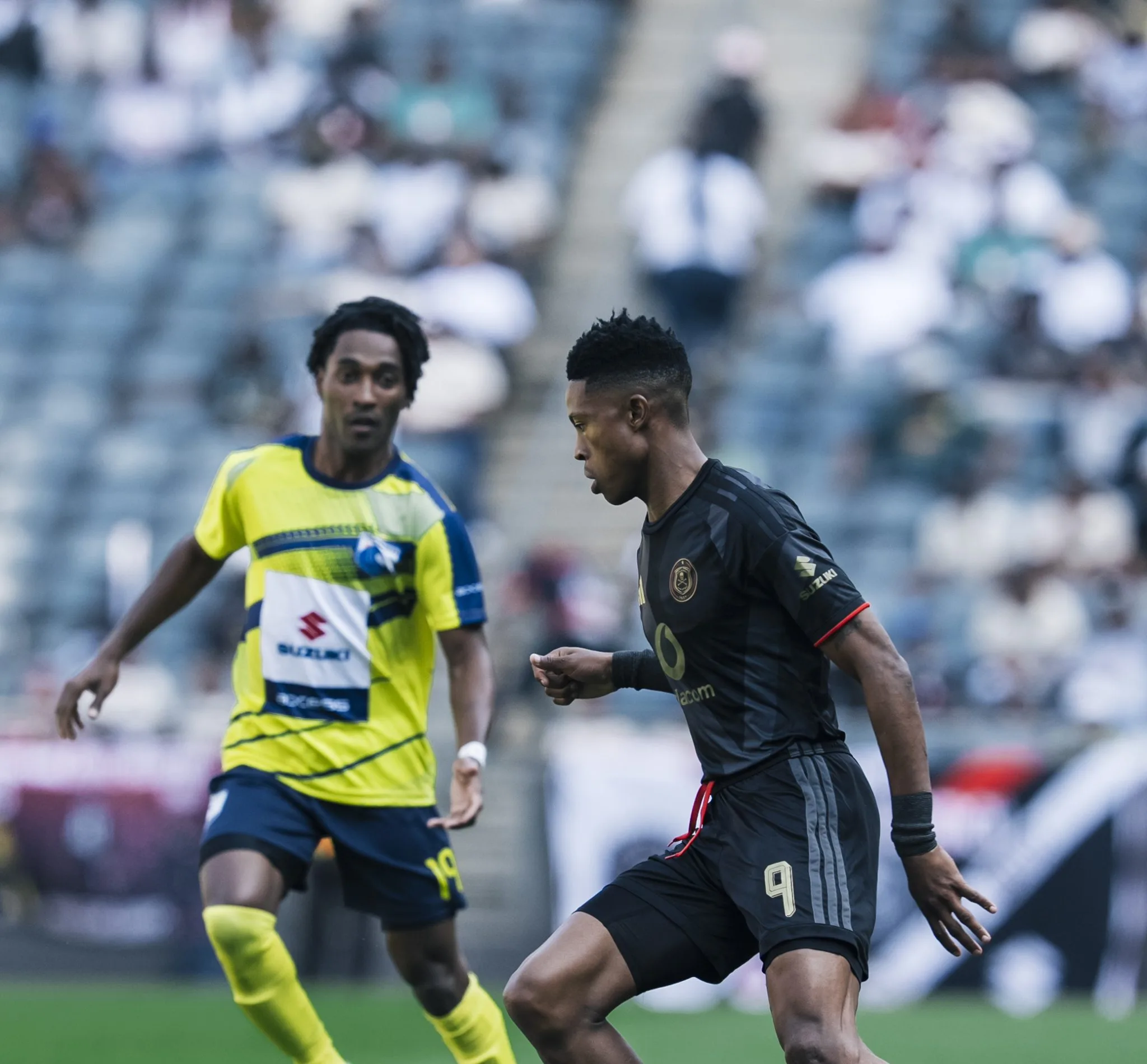 Pirates Overcome Early Blunder To Crush La Cure Waves To Advance In CAF Next Round 4 Yanela Mbuthuma against La Cure Waves