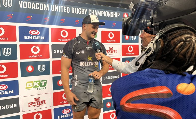 Andre Esterhuizen after Leinster game