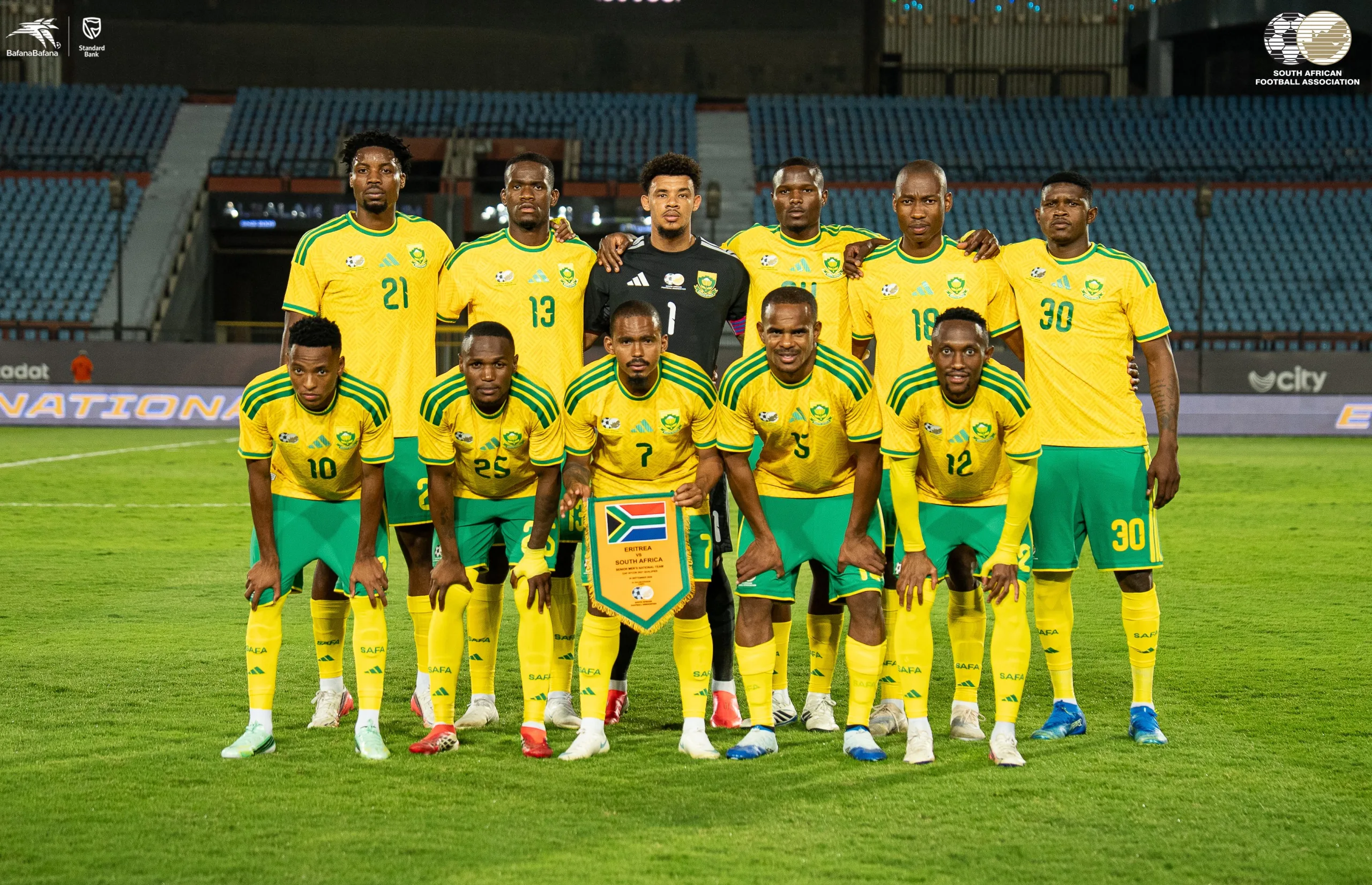 Bafana Bafana ahead of Eritrea
