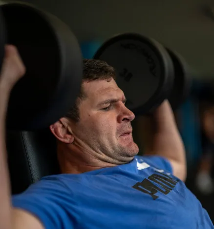 Marco Van Staden at Bulls training