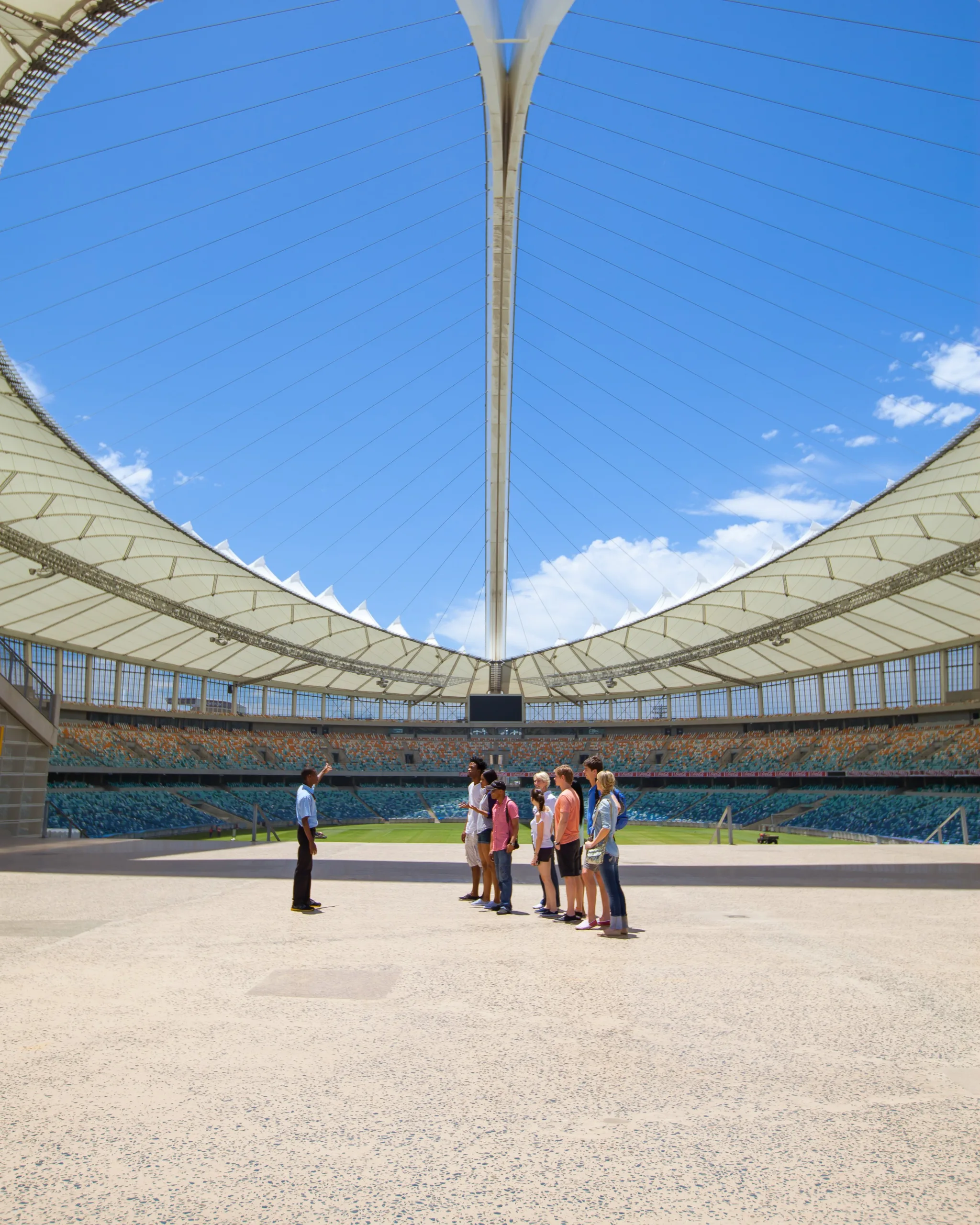 eThekwini City Manager: 'The Pitch Looks Splendid For the MTN8 Final' 4 Moses Mabhida Stadium one