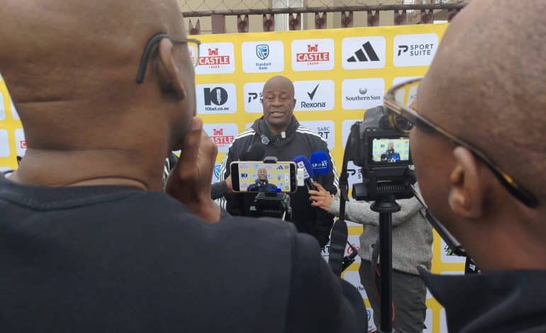 Raymond Mdaka at SA-23 media day