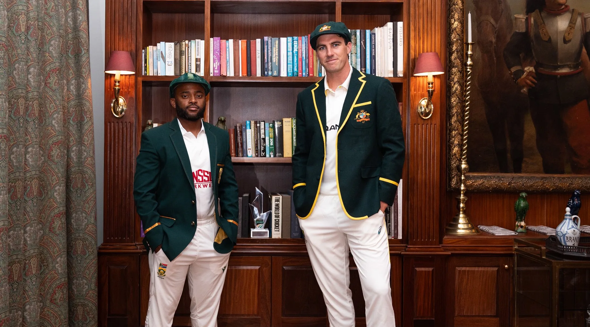 ‘Took A Bit Out Of Us’: Bavuma Admits Proteas Broke Mentally Against Australia—Plus Rabada Latest 3 Temba Bavuma with Pat Cummings of Australia